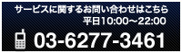 �T�[�r�X�Ɋւ��邨�₢���킹�͂�����03-6427-7539����10:00�`22:00
